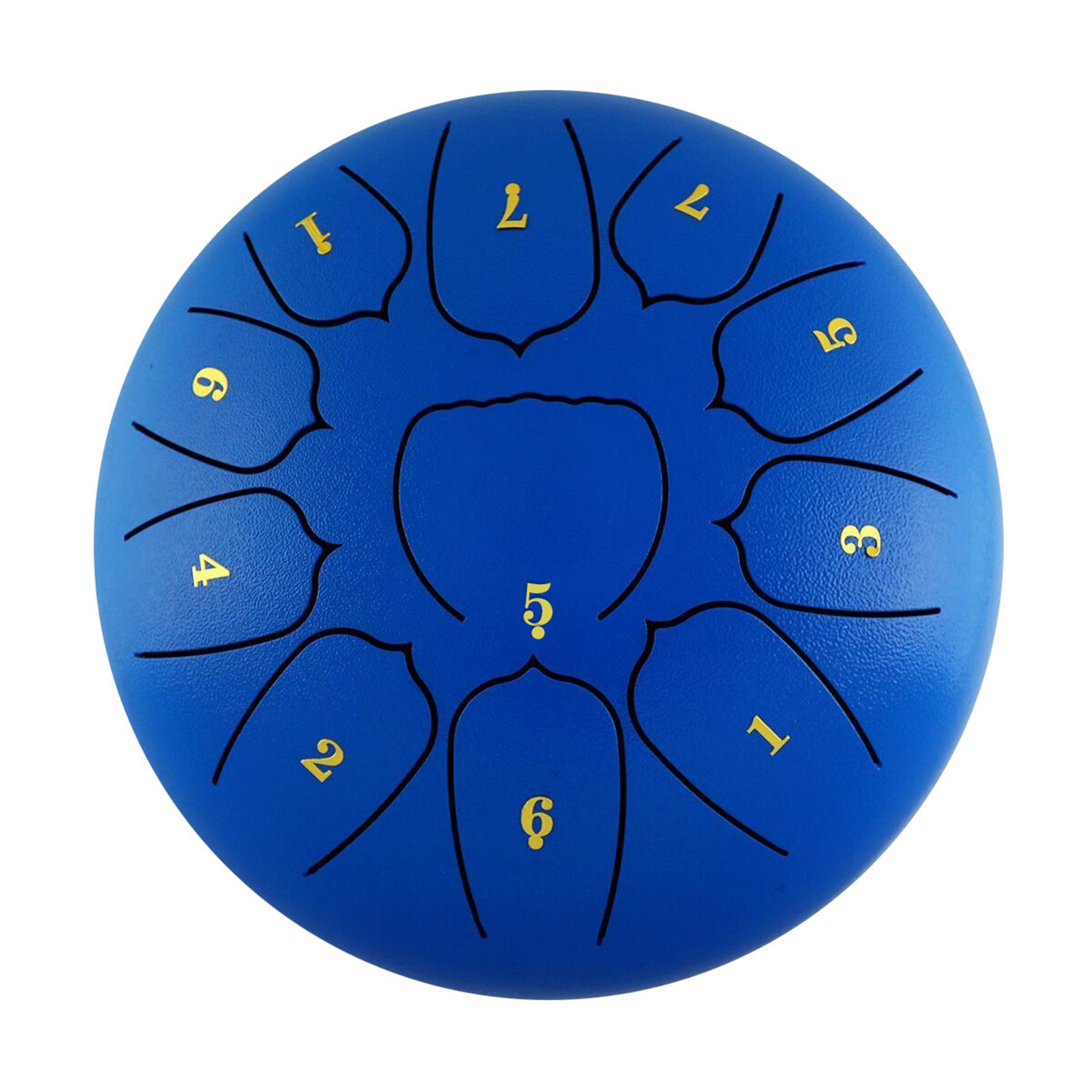 10-дюймовый стальной барабан для языка, 11 нот, хэндпан-барабан с барабанным молотком, выбор пальцев, перкуссия для темно-синий
10-дюймовый стальной барабан для языка, 11 нот, хэндпан-барабан с барабанным молотком, выбор пальцев, перкуссия для темно-синий