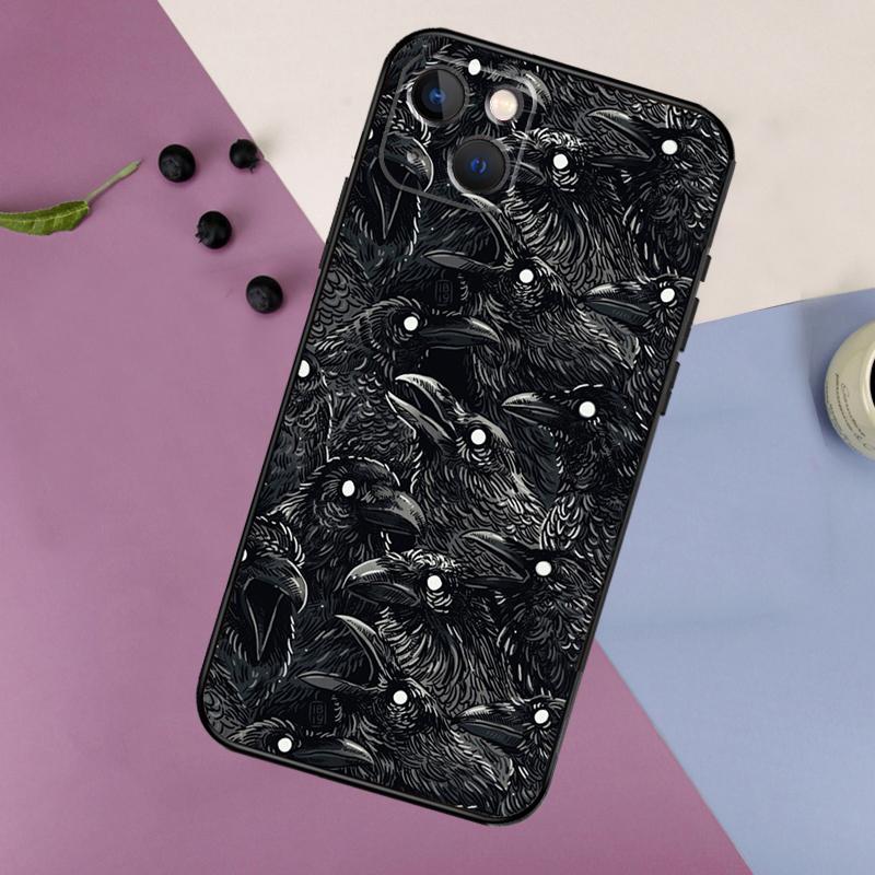 Raven Crow Skull pattern Soft Phone Case For iPhone 16 15 14 13 12 11 Pro MAX XS X XR 7 8 Plus 13 12 Mini Back Cover iPhone 15 Pro
Raven Crow Skull pattern Soft Phone Case For iPhone 16 15 14 13 12 11 Pro MAX XS X XR 7 8 Plus 13 12 Mini Back Cover iPhone 15 Pro