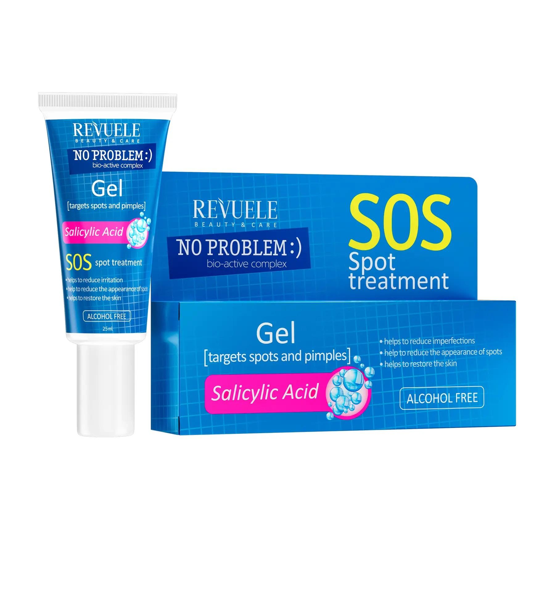 Гель із саліциловою кислотою від прищів No Problem Revuele 25 мл
Гель із саліциловою кислотою від прищів No Problem Revuele 25 мл