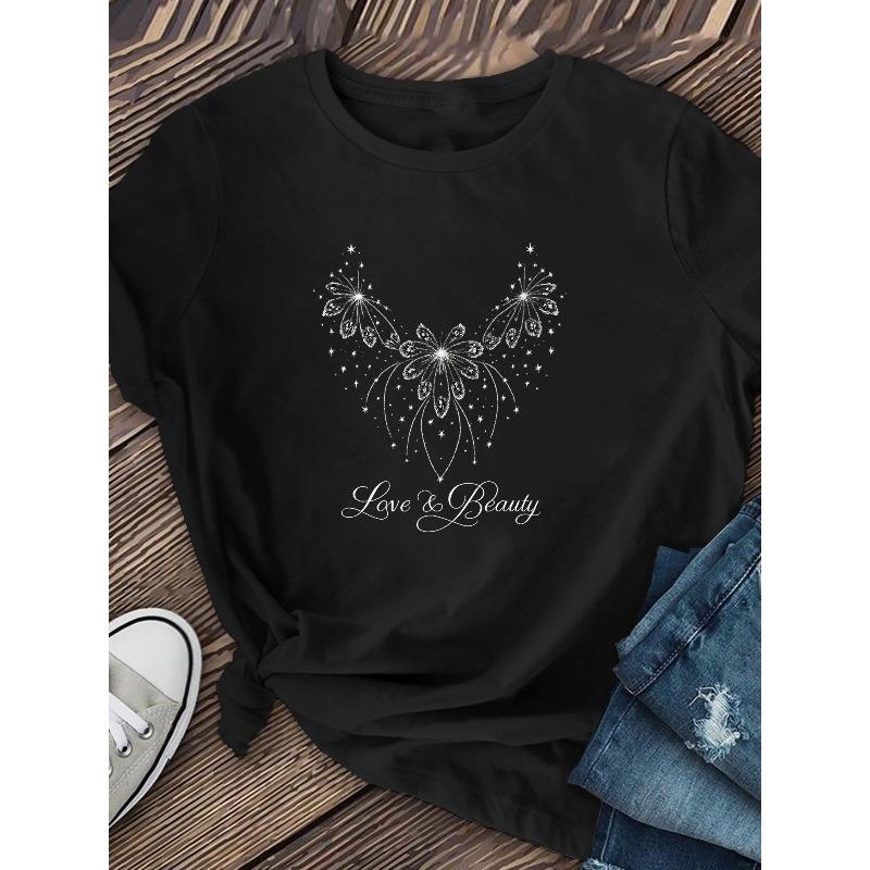 European sizes Women S Love and Beauty Printed Artistic Letters T-shirt | Soft and Breathable, Medium Elasticity, Machine Washable 4XL чорний
European sizes Women S Love and Beauty Printed Artistic Letters T-shirt | Soft and Breathable, Medium Elasticity, Machine Washable 4XL чорний