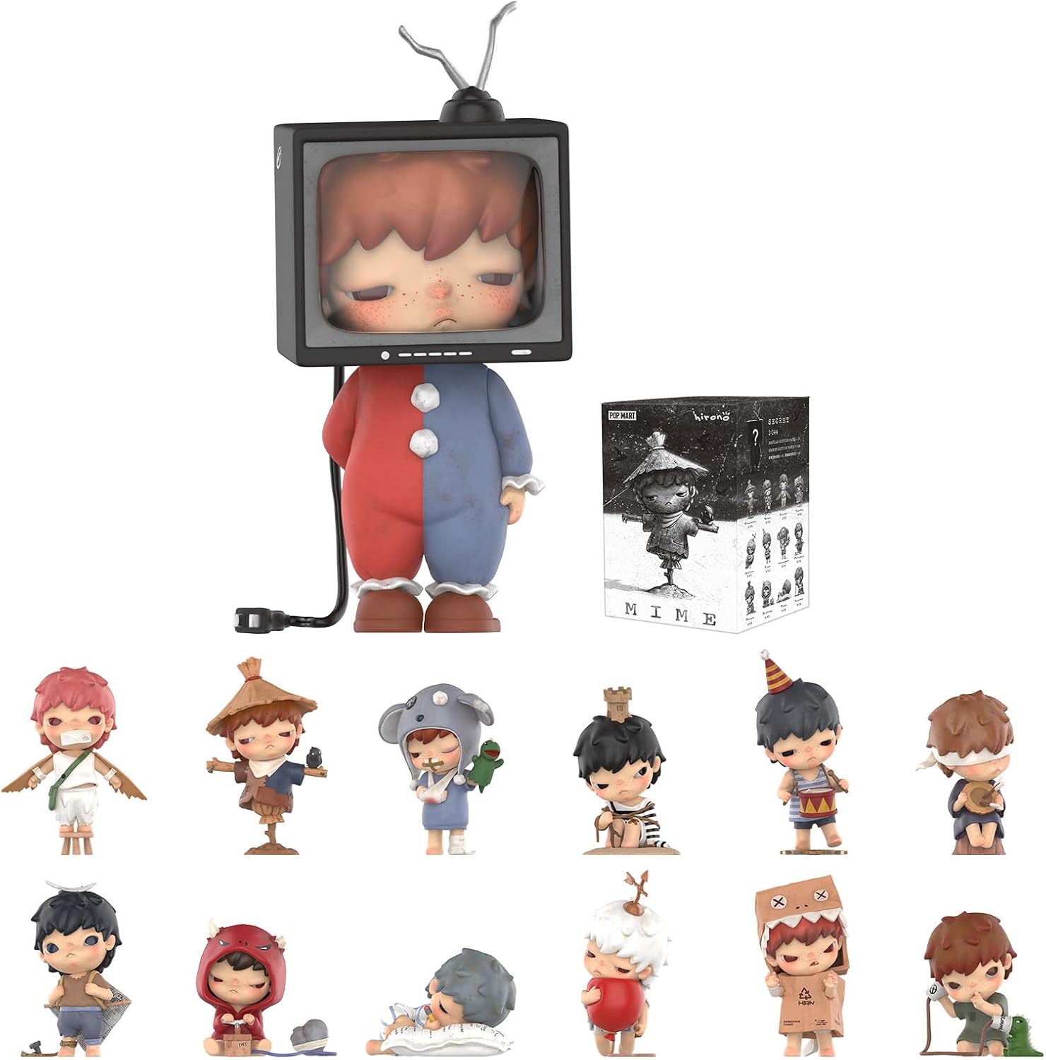 Фигурки серии POP MART Hirono Mime, Фигурки-сюрпризы Hirono, Коллекционные игрушки, фигурки с подвижными элементами со случайным дизайном, Праздничные подарки на день рождения, Одиночная коробка Single Box
Фигурки серии POP MART Hirono Mime, Фигурки-сюрпризы Hirono, Коллекционные игрушки, фигурки с подвижными элементами со случайным дизайном, Праздничные подарки на день рождения, Одиночная коробка Single Box
