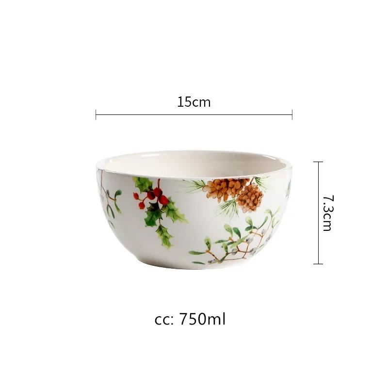 Exquisite Christmas Dinner Plates Creative Ceramic Steak Pasta Plate Healthy Underglaze Cutlery Custom Gift Kitchen Supplies
Exquisite Christmas Dinner Plates Creative Ceramic Steak Pasta Plate Healthy Underglaze Cutlery Custom Gift Kitchen Supplies
