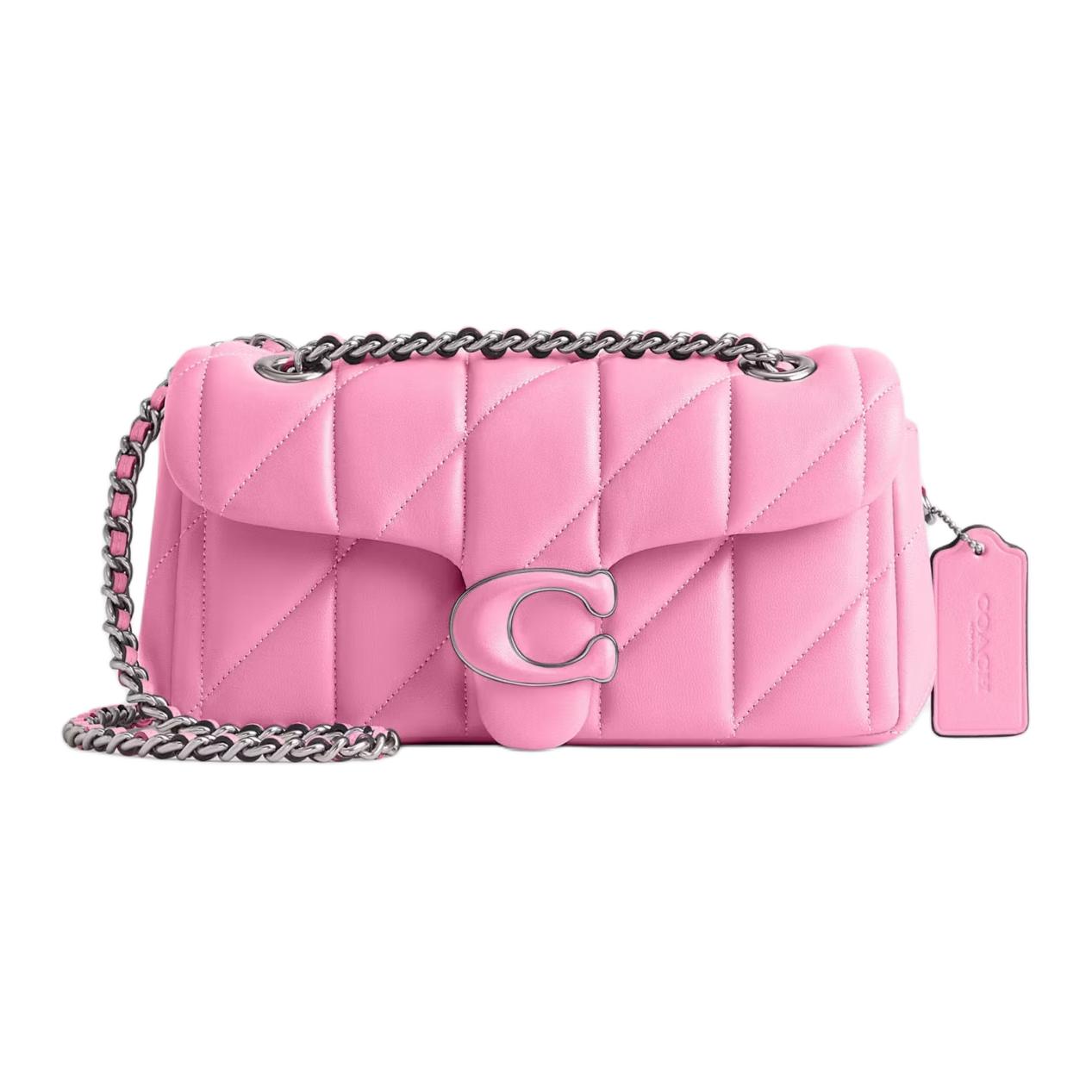 Coach Tabby 26 Quilted Diamond Metal Hardware Chain Shoulder Bag Napa Leather Crossbody Women shoulder bag Pink CP147-LHWPU Basic Set (Bag+Dust Bag)
Coach Tabby 26 Quilted Diamond Metal Hardware Chain Shoulder Bag Napa Leather Crossbody Women shoulder bag Pink CP147-LHWPU Basic Set (Bag+Dust Bag)