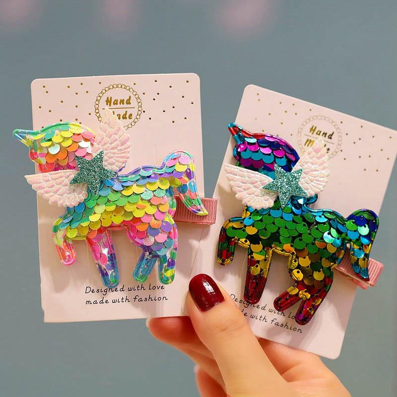 Kawaii Cartoon Unicorn Hairpins Children Girls Kids Baby Cute Hair Clips Pin Barrettes Accessories Hairclip Headdress Headwear About 5.5x7 cm
Kawaii Cartoon Unicorn Hairpins Children Girls Kids Baby Cute Hair Clips Pin Barrettes Accessories Hairclip Headdress Headwear About 5.5x7 cm