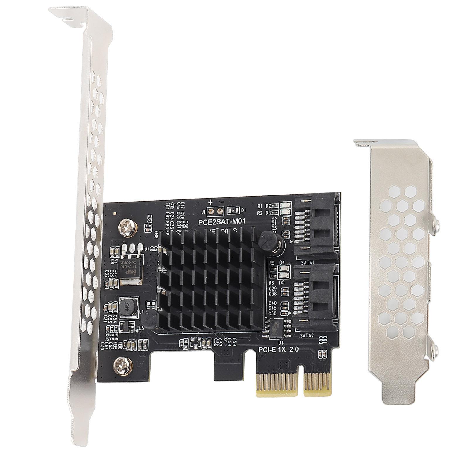 Розширювальна плата PCI Express SATA з PCIE на 2 порти SATA 3.0, підтримка режиму AHCI 1.0 IDE
Розширювальна плата PCI Express SATA з PCIE на 2 порти SATA 3.0, підтримка режиму AHCI 1.0 IDE