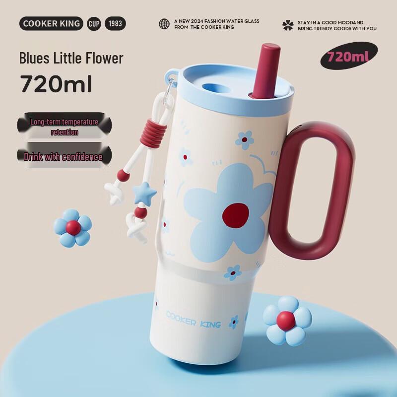 COOKER KING 720ml Insulated Tumbler with Straw
COOKER KING 720ml Insulated Tumbler with Straw