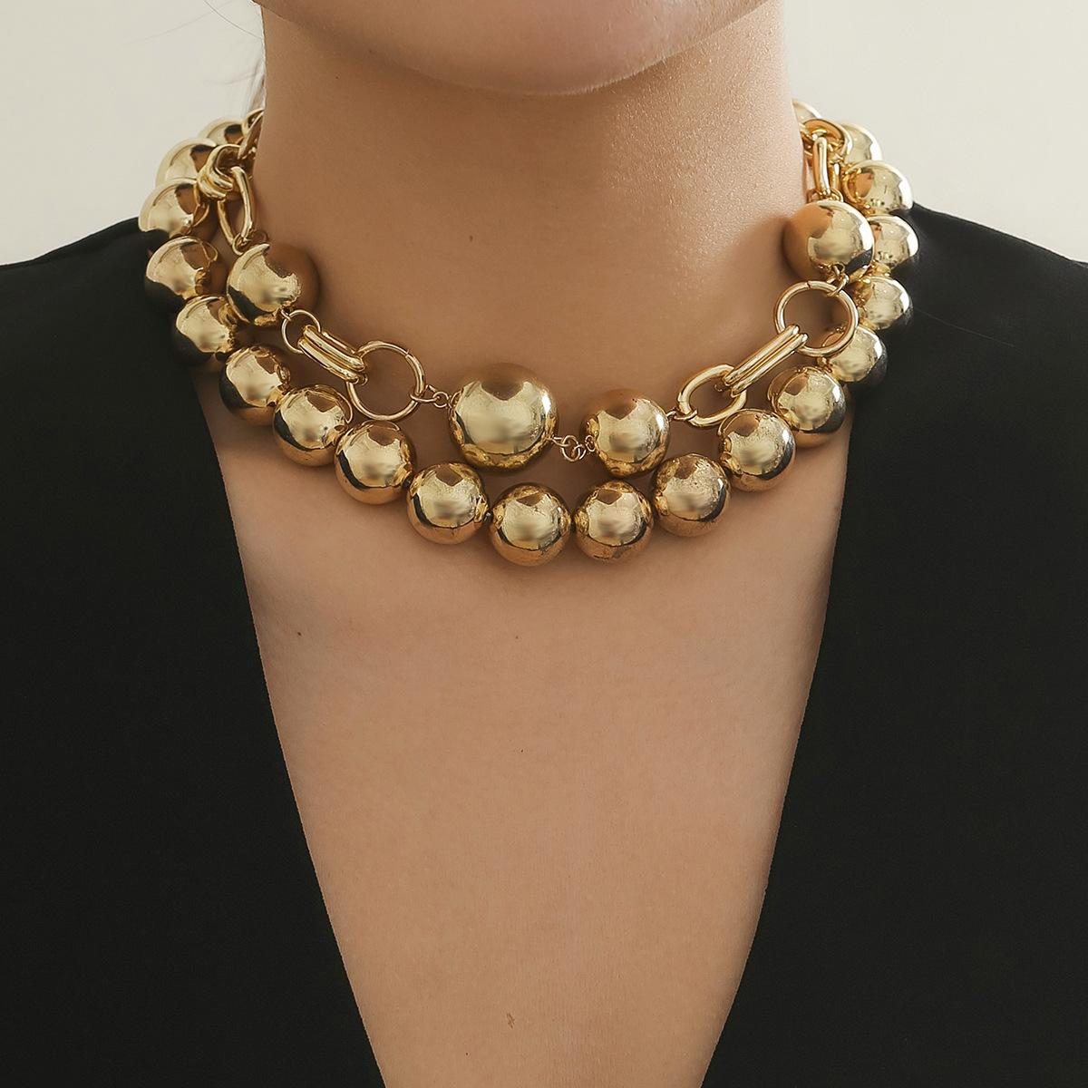 DIEZI Exaggerated Multialyer CCB Beads Pearl Choker Necklace For Women Party Punk Fashion Choker Statement Collar Neck Jewelry золотой
DIEZI Exaggerated Multialyer CCB Beads Pearl Choker Necklace For Women Party Punk Fashion Choker Statement Collar Neck Jewelry золотой