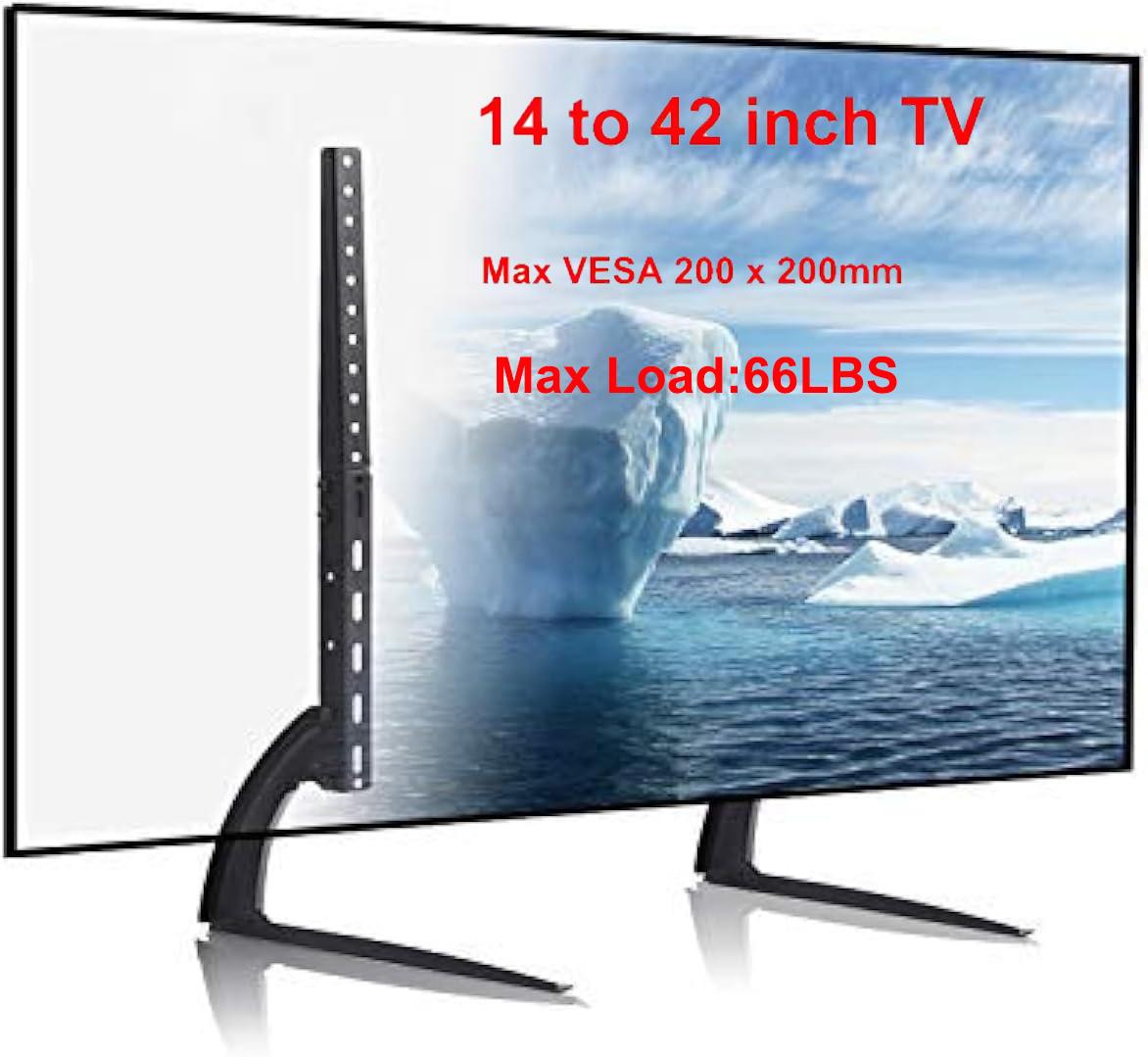 Universal Table Top TV Stand Mount for 32 to 75 Inch Screen TVs, TV Base 3-Level Height Adjustable TV Legs Max VESA 600x400mm
Universal Table Top TV Stand Mount for 32 to 75 Inch Screen TVs, TV Base 3-Level Height Adjustable TV Legs Max VESA 600x400mm