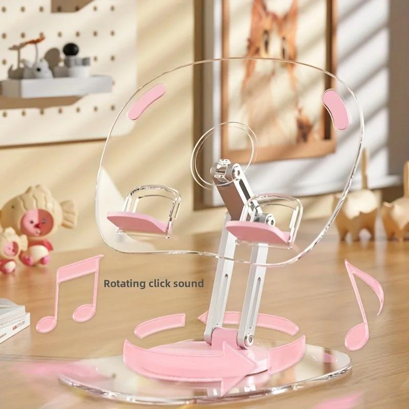 360° Rotating Mobile Transparent Phone Holder Multi-Functional Flat Support Stand Retractable Mobile Phone Stand Desktop Holder рожевий
360° Rotating Mobile Transparent Phone Holder Multi-Functional Flat Support Stand Retractable Mobile Phone Stand Desktop Holder рожевий