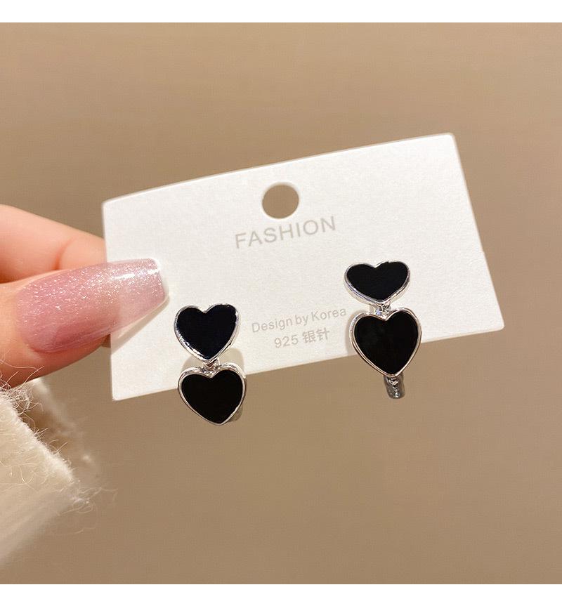 Серебряные иглы 925 пробы, новые лопаты, милые, темно-сладкие, крутые, черные, глазурные, серьги «Любовь», женские серьги в стиле ретро, ювелирные аксессуары чёрный
Серебряные иглы 925 пробы, новые лопаты, милые, темно-сладкие, крутые, черные, глазурные, серьги «Любовь», женские серьги в стиле ретро, ювелирные аксессуары чёрный