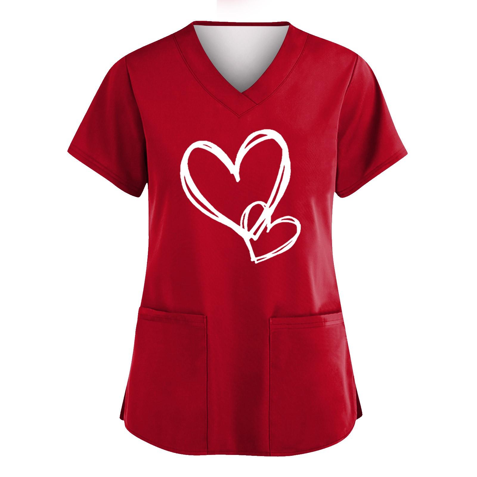 Женские модные комбинезоны с коротким рукавом и V-образным вырезом, с карманами, на День святого Валентина, с принтом, топы, одежда S
Женские модные комбинезоны с коротким рукавом и V-образным вырезом, с карманами, на День святого Валентина, с принтом, топы, одежда S