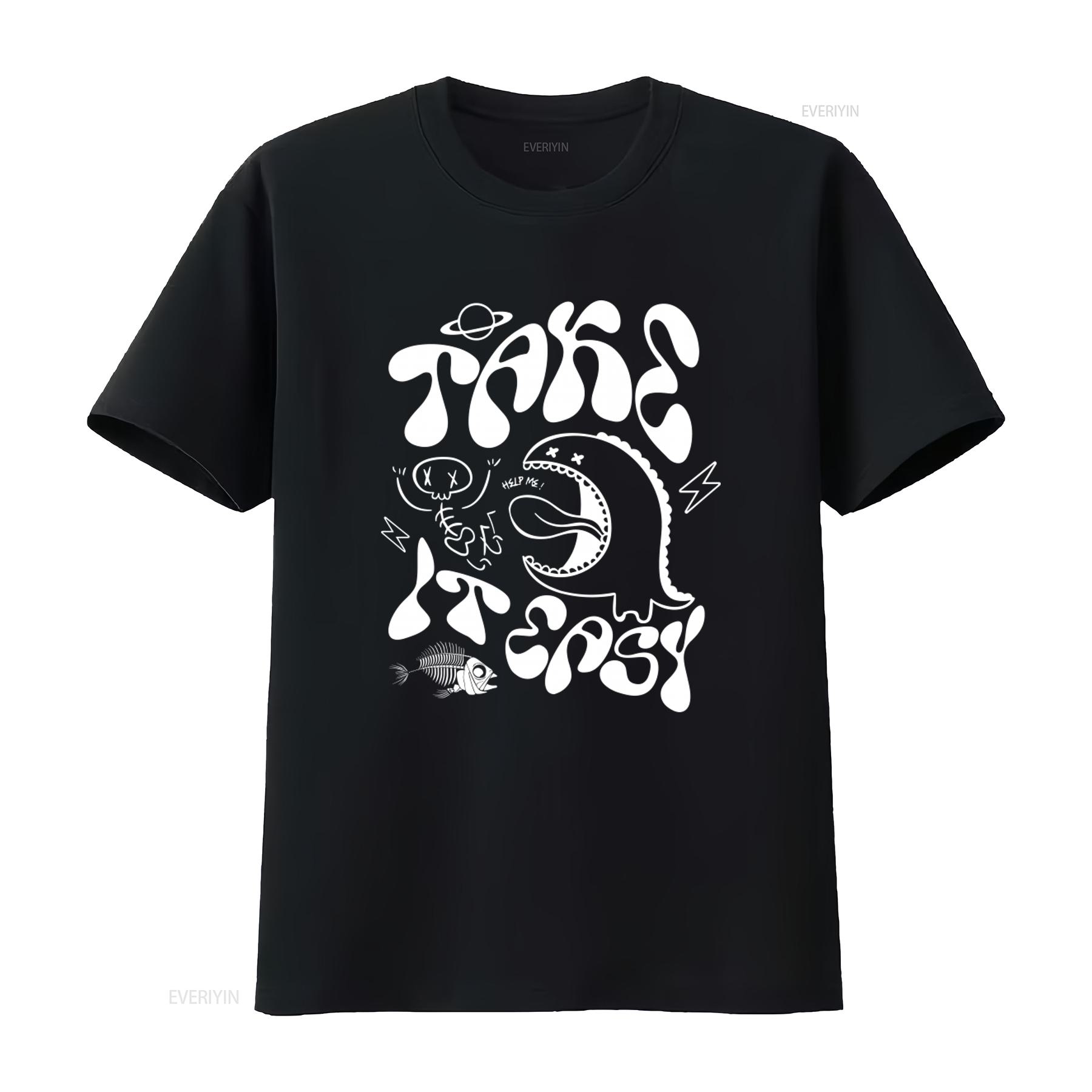 Take It Easy T Shirt Retro Style Casual Wear Cool Funny Print vintage Washed fashion Stylish Slightly Unisex Breathable 4XL
Take It Easy T Shirt Retro Style Casual Wear Cool Funny Print vintage Washed fashion Stylish Slightly Unisex Breathable 4XL