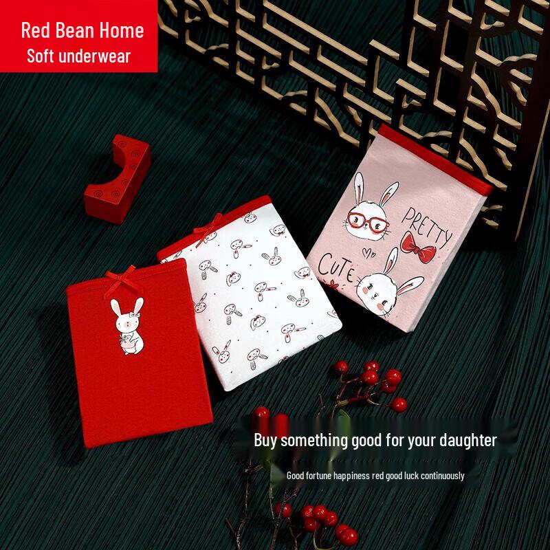 Hodohome Girls Lucky Red Cotton Briefs 3-Pack 150
Hodohome Girls Lucky Red Cotton Briefs 3-Pack 150