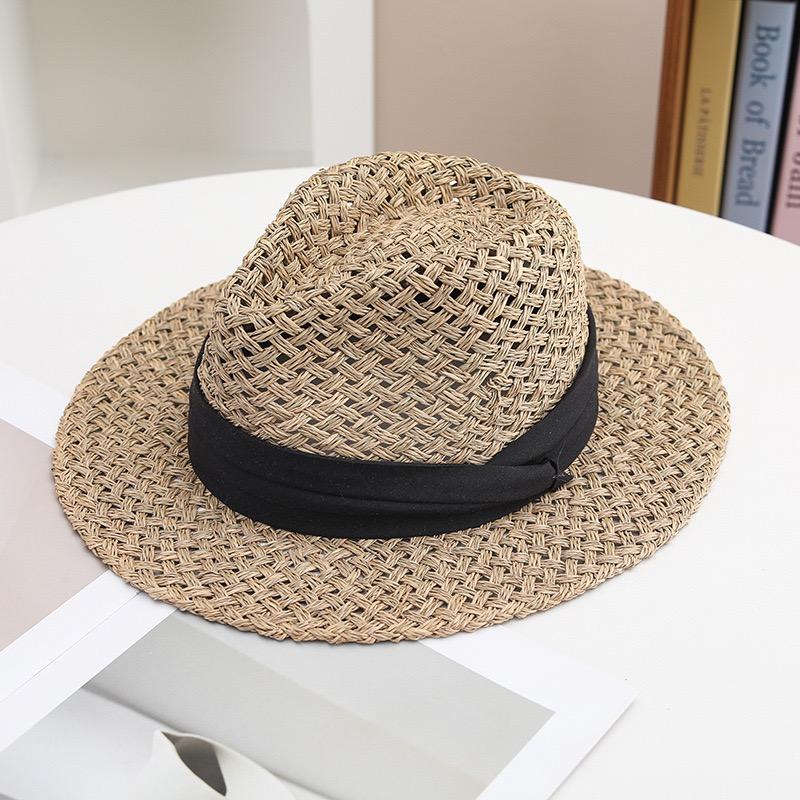 Fashion Womens Mens Wide Brim Straw Panama Hat Fedora Summer Beach Hollow Out Sun Hat Vacation Jazz Caps Sombrero Mujer Playa 54-58cm чорний
Fashion Womens Mens Wide Brim Straw Panama Hat Fedora Summer Beach Hollow Out Sun Hat Vacation Jazz Caps Sombrero Mujer Playa 54-58cm чорний