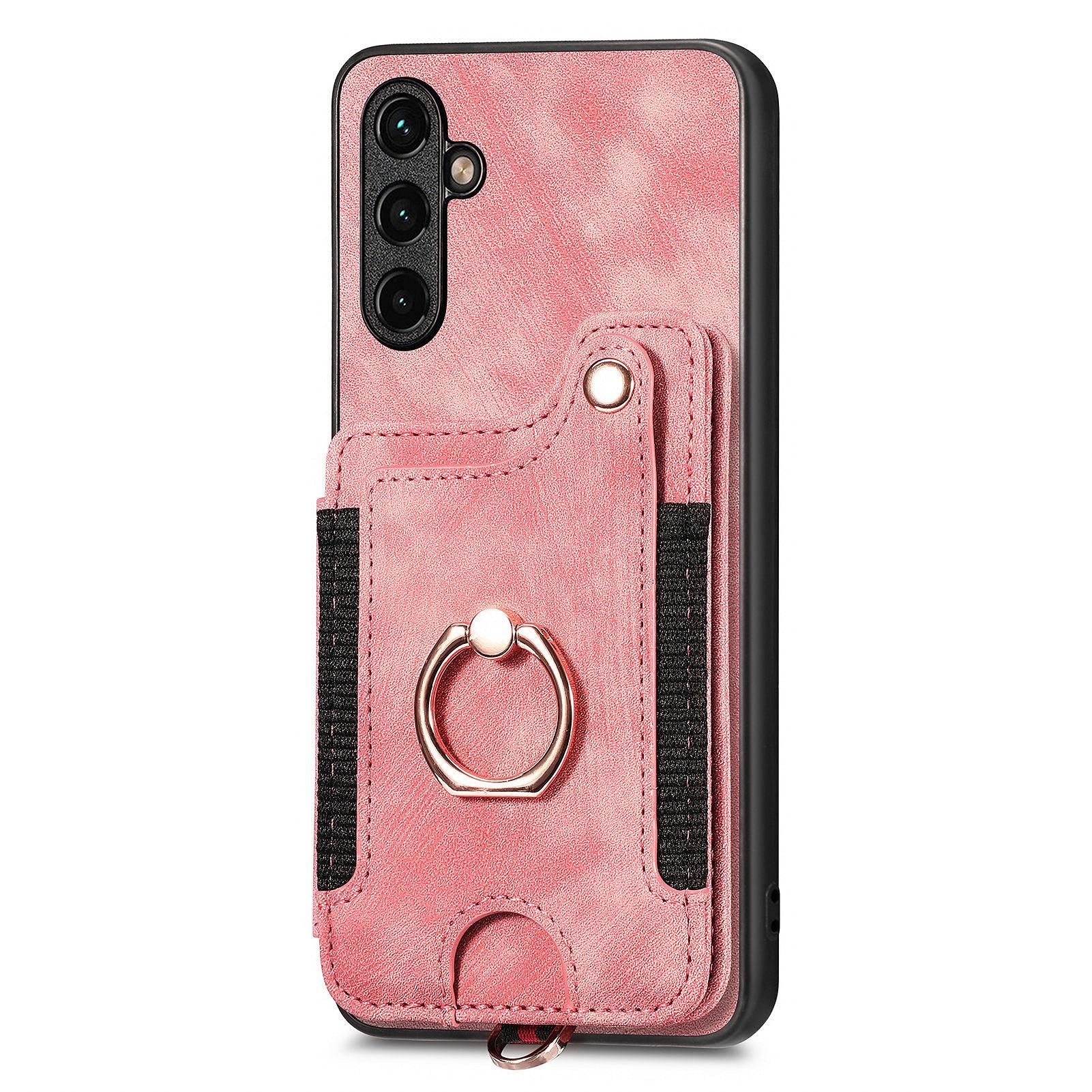 D4 For Samsung Galaxy A55 5G Case PU Leather RFID Blocking Phone Cover Support Magnetic Car Holder Pink
D4 For Samsung Galaxy A55 5G Case PU Leather RFID Blocking Phone Cover Support Magnetic Car Holder Pink