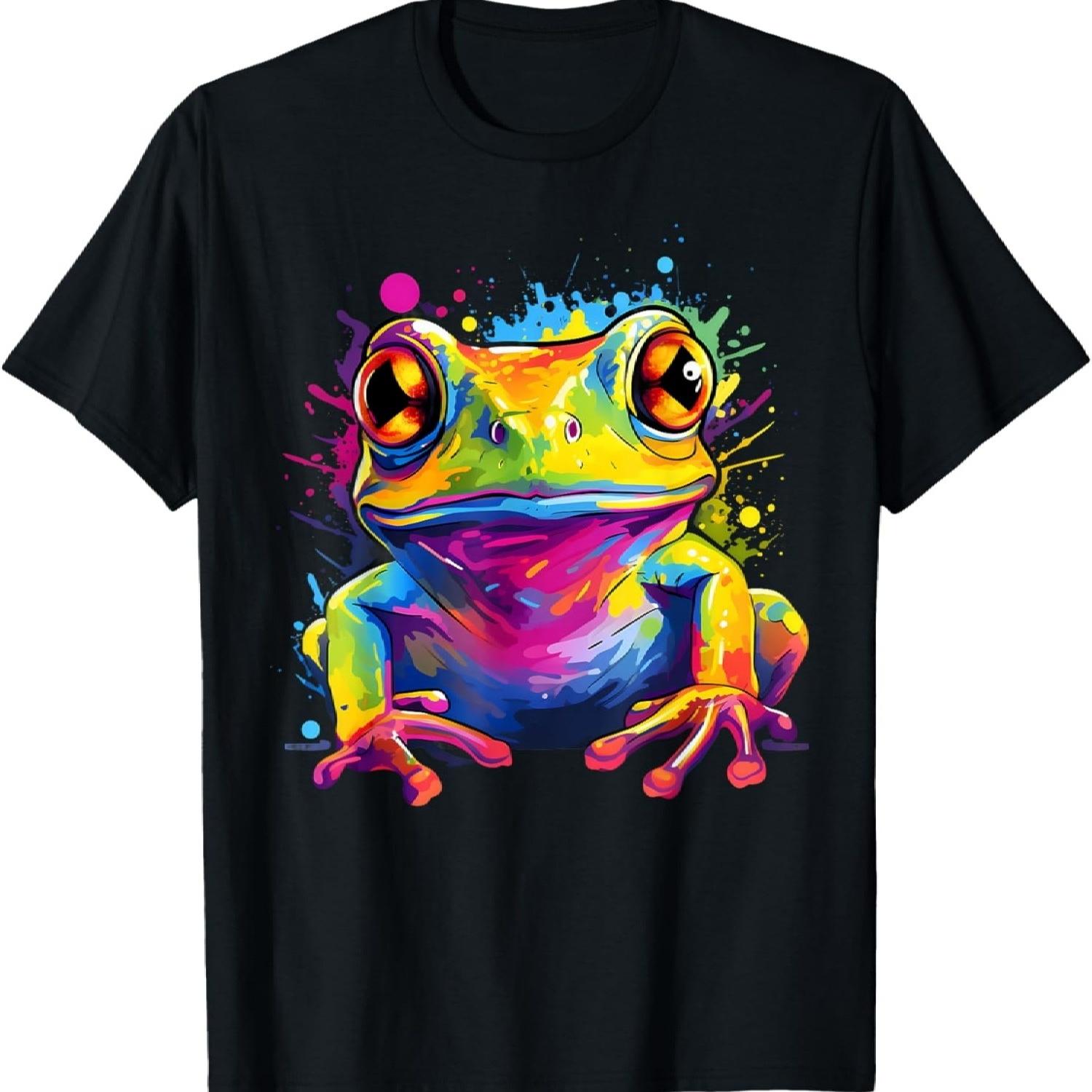Frog Colorful Splash Artwork Toad Wildlife Animal Lovers T-Shirt XXXXXL різнокольоровий
Frog Colorful Splash Artwork Toad Wildlife Animal Lovers T-Shirt XXXXXL різнокольоровий
