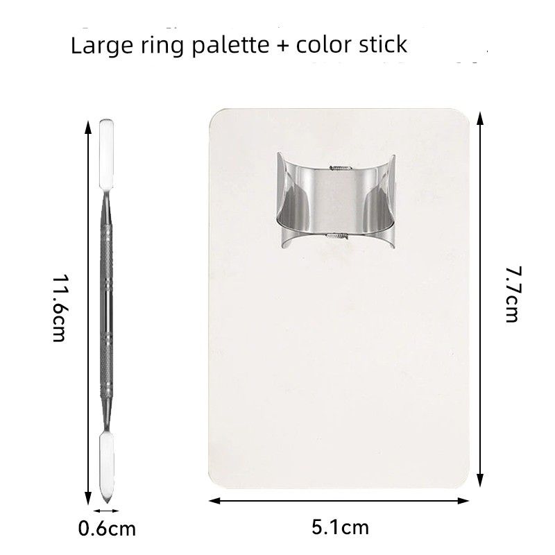 Makeup Foundation Palette, Makeup Concealer Ring Palette, Stainless Steel Professional Palette with Palette Stick Large Ring Palette + Color Stick
Makeup Foundation Palette, Makeup Concealer Ring Palette, Stainless Steel Professional Palette with Palette Stick Large Ring Palette + Color Stick