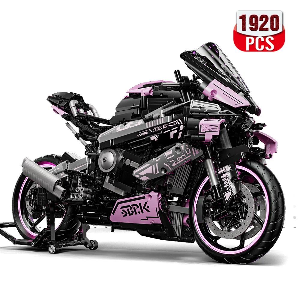 1920PCS Technical BMW 1000 RR Motorcycle Model Building Blocks Kit for Adults Display Motorcycle Set Authentic Features Gift Idea розовый
1920PCS Technical BMW 1000 RR Motorcycle Model Building Blocks Kit for Adults Display Motorcycle Set Authentic Features Gift Idea розовый