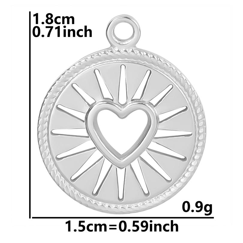 5pcs/Lot Sun Charm Round Blank Settings Stainless Steel Charms For Jewelry Making Supplies Breloques Diy Stone Crystal Oil Drip
5pcs/Lot Sun Charm Round Blank Settings Stainless Steel Charms For Jewelry Making Supplies Breloques Diy Stone Crystal Oil Drip