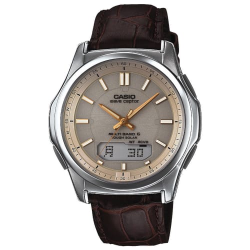 Часы Casio CASIO WAVE CEPTOR радио на солнечной батарее совместимы с 6 станциями по всему миру WVA-M630L-9AJF мужские коричневые
Часы Casio CASIO WAVE CEPTOR радио на солнечной батарее совместимы с 6 станциями по всему миру WVA-M630L-9AJF мужские коричневые