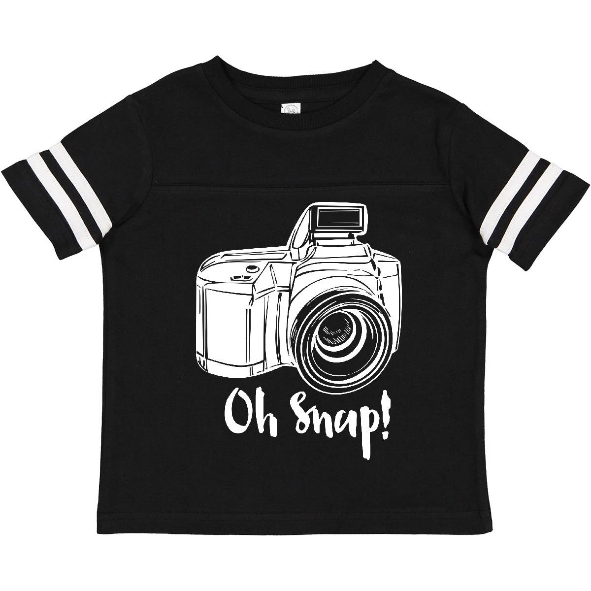 Inktastic Camera Oh Snap Toddler kids boys T-Shirt Photographer Photography Selfie Funny 150
Inktastic Camera Oh Snap Toddler kids boys T-Shirt Photographer Photography Selfie Funny 150