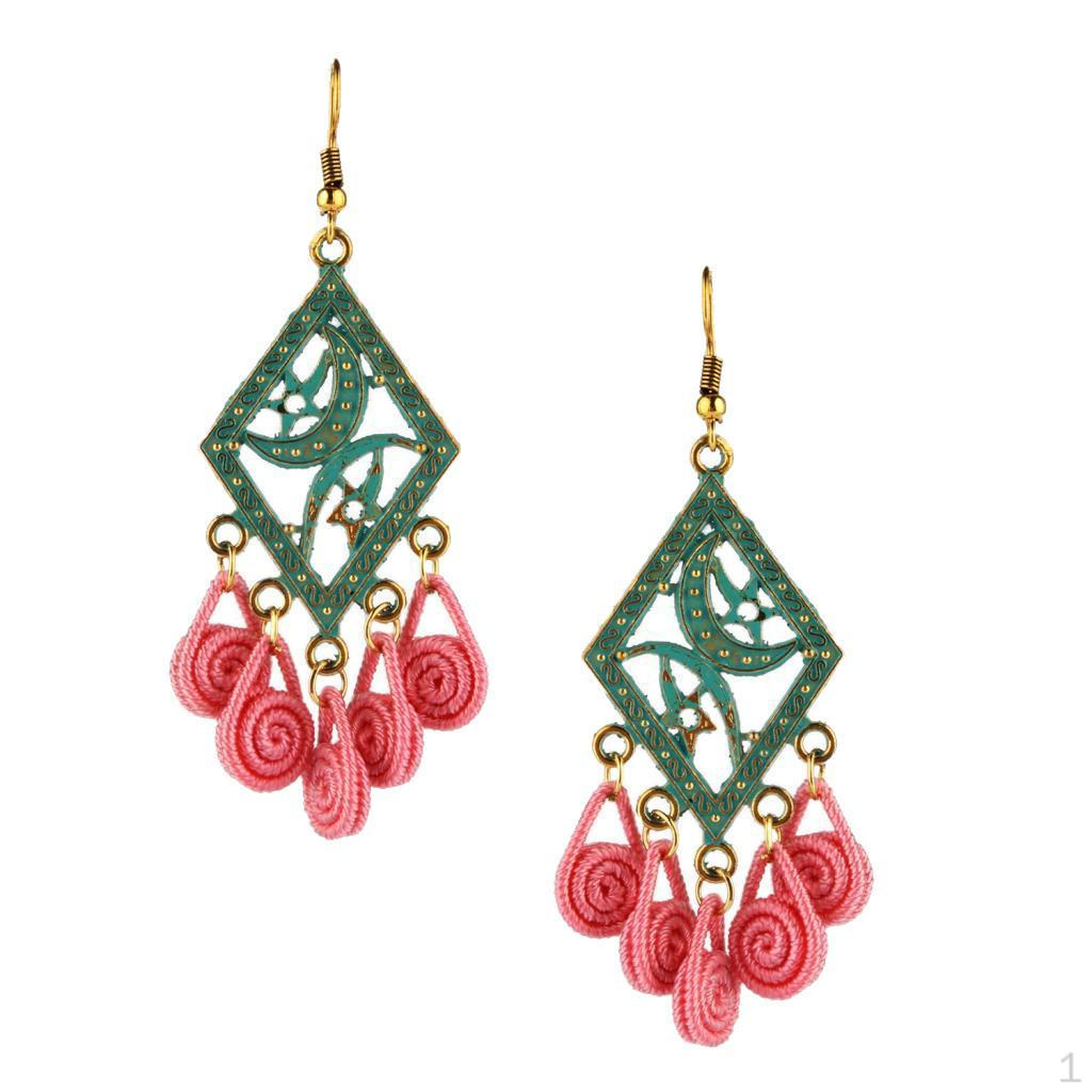 1 Pair Earrings Pendant Bohemia Ethnic Chandelier Geometric Design розовый
1 Pair Earrings Pendant Bohemia Ethnic Chandelier Geometric Design розовый