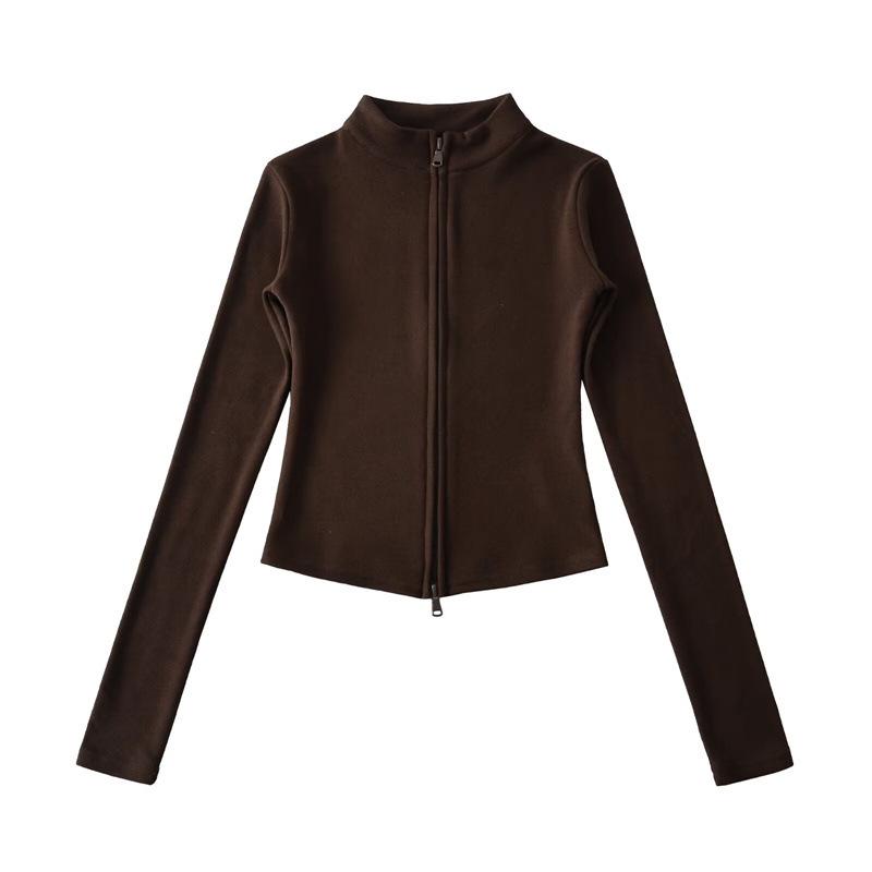 Tall Women s Slim Fit Zip-Up Sports Set: Stand Collar Fleece Cardigan & Micro-Flare Floor-Length Pants Medium
Tall Women s Slim Fit Zip-Up Sports Set: Stand Collar Fleece Cardigan & Micro-Flare Floor-Length Pants Medium