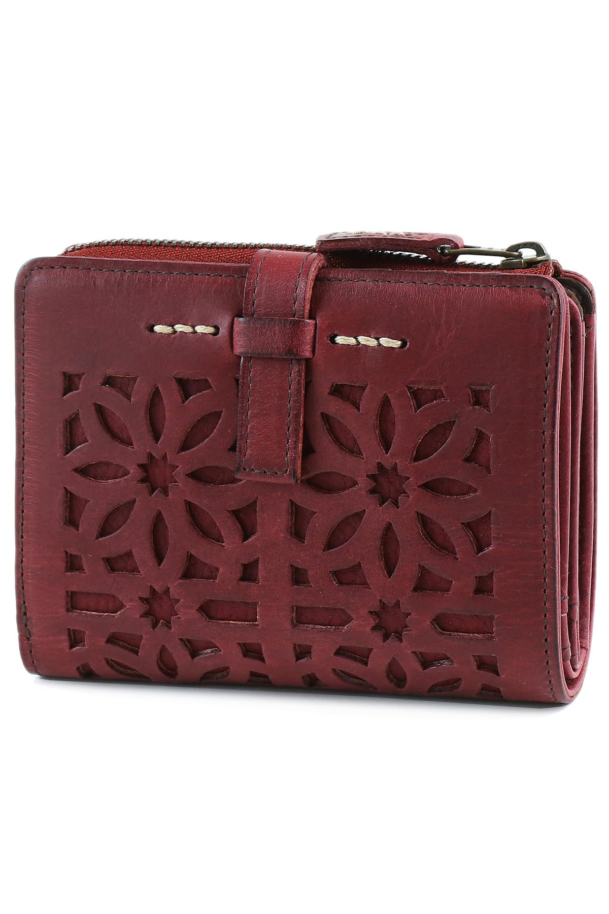 Genten Women s L-Zip Bifold Wallet, Wine, GE-31621-94
Genten Women s L-Zip Bifold Wallet, Wine, GE-31621-94