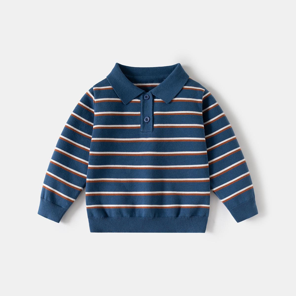 Korean-Style Polo Collar Preppy Knitwear for Children - New Spring Fashion, High-End Baby Loose Sweater 130 cm
Korean-Style Polo Collar Preppy Knitwear for Children - New Spring Fashion, High-End Baby Loose Sweater 130 cm