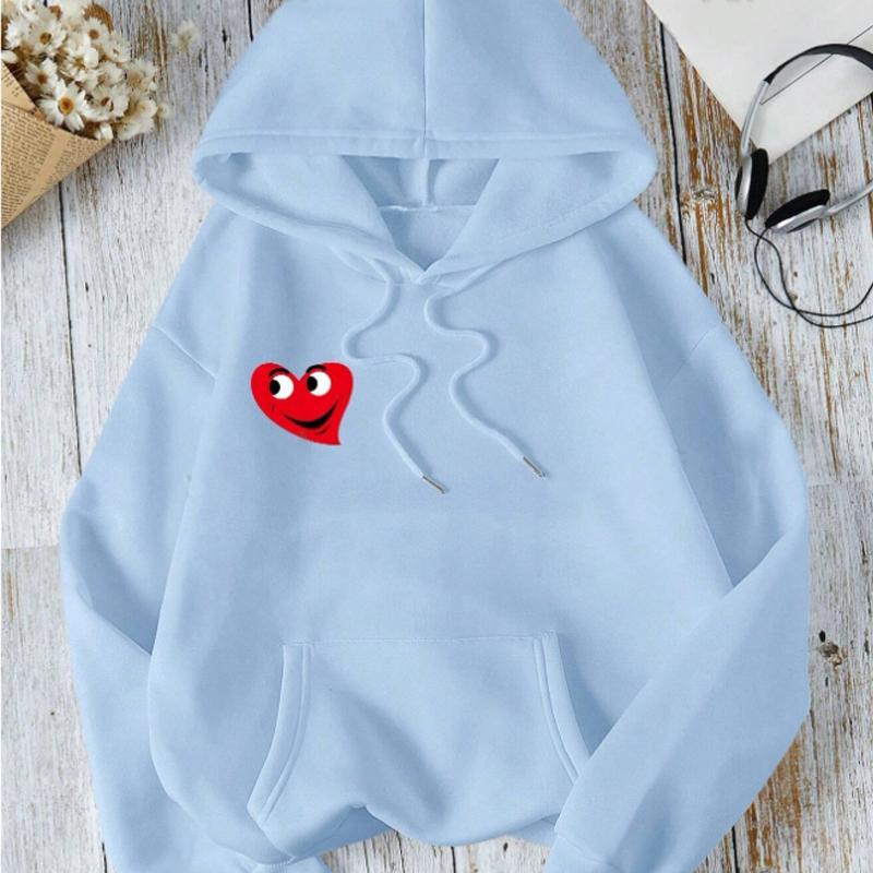 Женские свободные толстовки с принтом «Улыбающаяся любовь», блузки, толстовки, повседневные свитера с длинным рукавом 8XL синий
Женские свободные толстовки с принтом «Улыбающаяся любовь», блузки, толстовки, повседневные свитера с длинным рукавом 8XL синий
