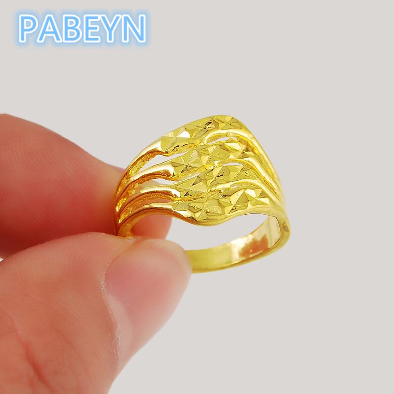 24K Gold Rings Korean Gold Plated Flower Rings Women s Glamour Engagement Jewelry Gifts 6
24K Gold Rings Korean Gold Plated Flower Rings Women s Glamour Engagement Jewelry Gifts 6