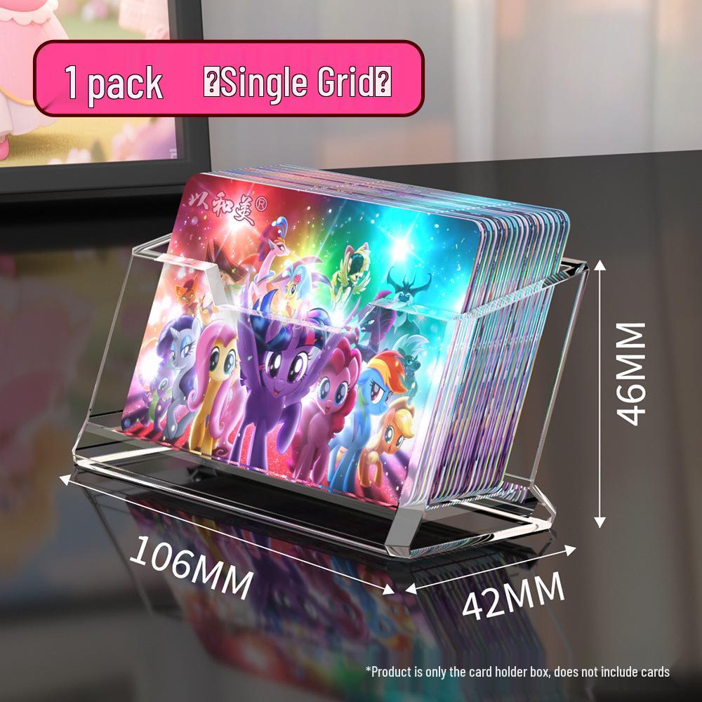 Прозрачный органайзер для хранения карт My Little Pony большой емкости
Прозрачный органайзер для хранения карт My Little Pony большой емкости