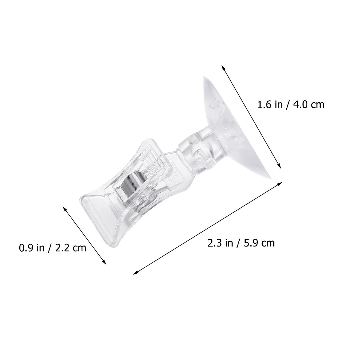 6pcs Professional Fodder Clamps Plastic Suction Cup Feeding Clips Seaweed Feeders for Fish Tank Aquariums 5.5X4XX4cm
6pcs Professional Fodder Clamps Plastic Suction Cup Feeding Clips Seaweed Feeders for Fish Tank Aquariums 5.5X4XX4cm
