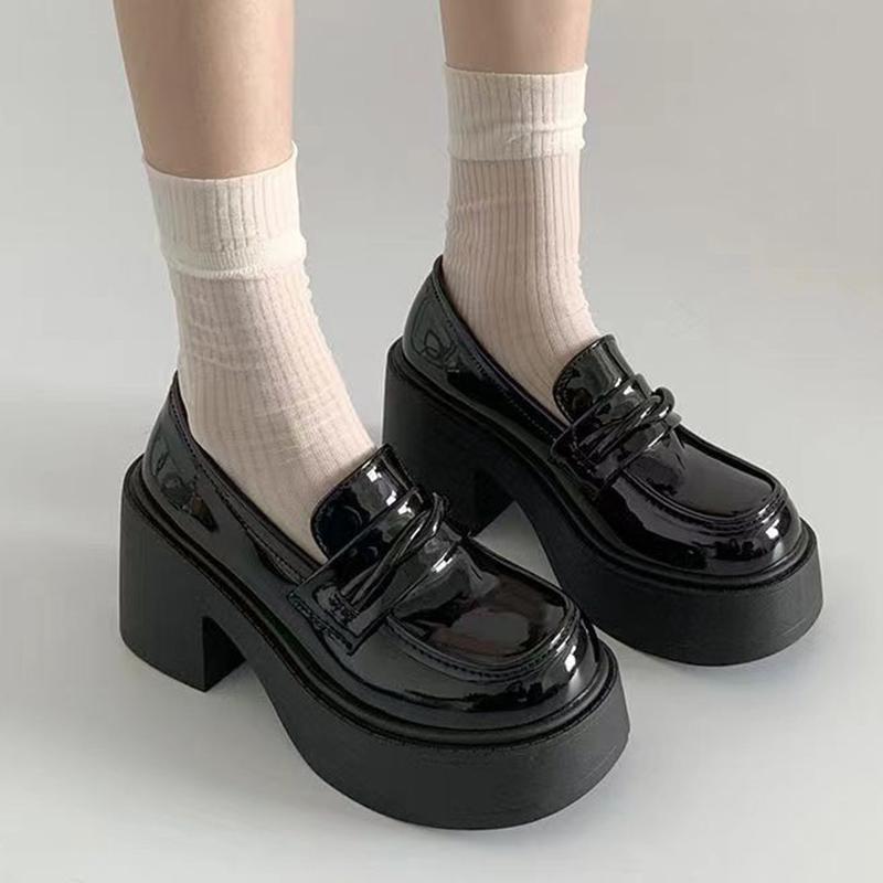 Туфли-лодочки Lucyever Preppy Style на толстом каблуке для женщин 2024 года, лакированные кожаные лоферы на массивной платформе, женские туфли Y2K Slip On Jk Lolita 38
Туфли-лодочки Lucyever Preppy Style на толстом каблуке для женщин 2024 года, лакированные кожаные лоферы на массивной платформе, женские туфли Y2K Slip On Jk Lolita 38