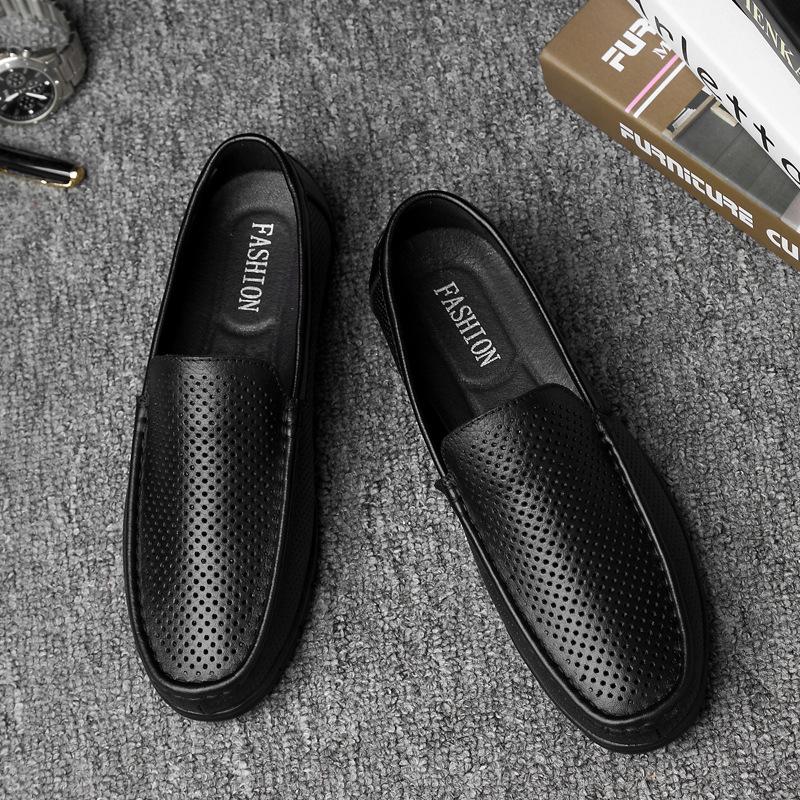 Men s shoes hollow leather shoes fashion daily casual breathable men s shoes one pedal lazy shoes 36
Men s shoes hollow leather shoes fashion daily casual breathable men s shoes one pedal lazy shoes 36