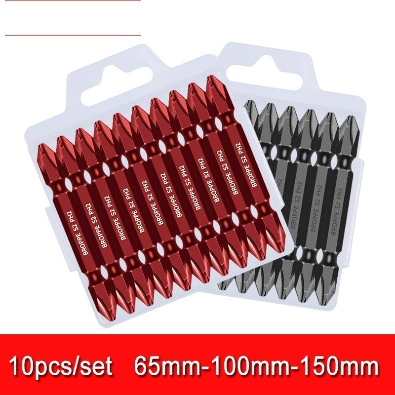 10pcs/set Anti Slip Electric Hex Shank Magnetic 65/100/150mm PH2 Cross Head Screwdriver Bits Hand Tools 65 mm срібний
10pcs/set Anti Slip Electric Hex Shank Magnetic 65/100/150mm PH2 Cross Head Screwdriver Bits Hand Tools 65 mm срібний