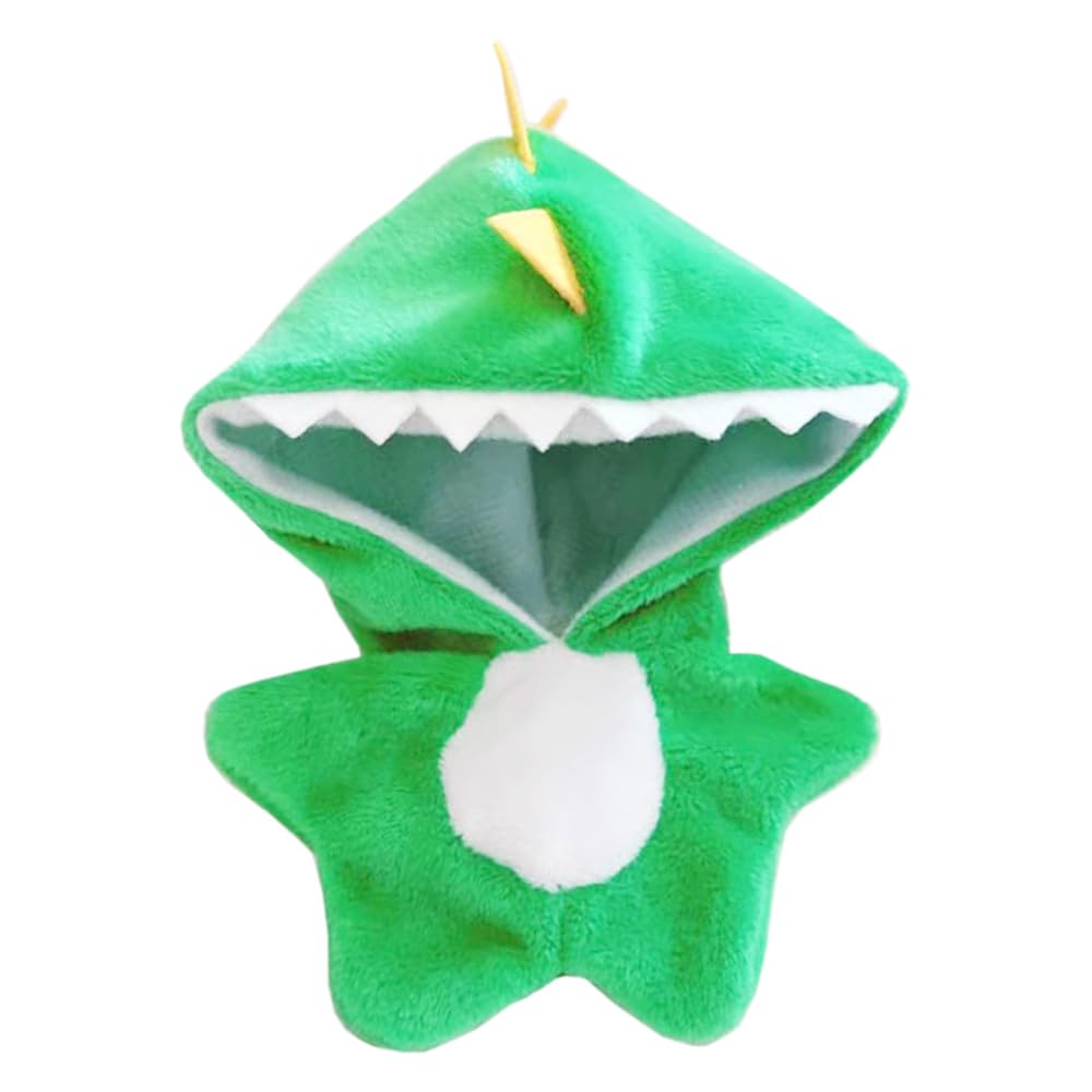 niannyyhouse Coverall Plush Clothes Shark Dinosaur Cow Rabbit Fawn Unicorn Pattern Bodysuit Dress Up Cotton Doll Accessories 10cm~15cm (Green)
niannyyhouse Coverall Plush Clothes Shark Dinosaur Cow Rabbit Fawn Unicorn Pattern Bodysuit Dress Up Cotton Doll Accessories 10cm~15cm (Green)
