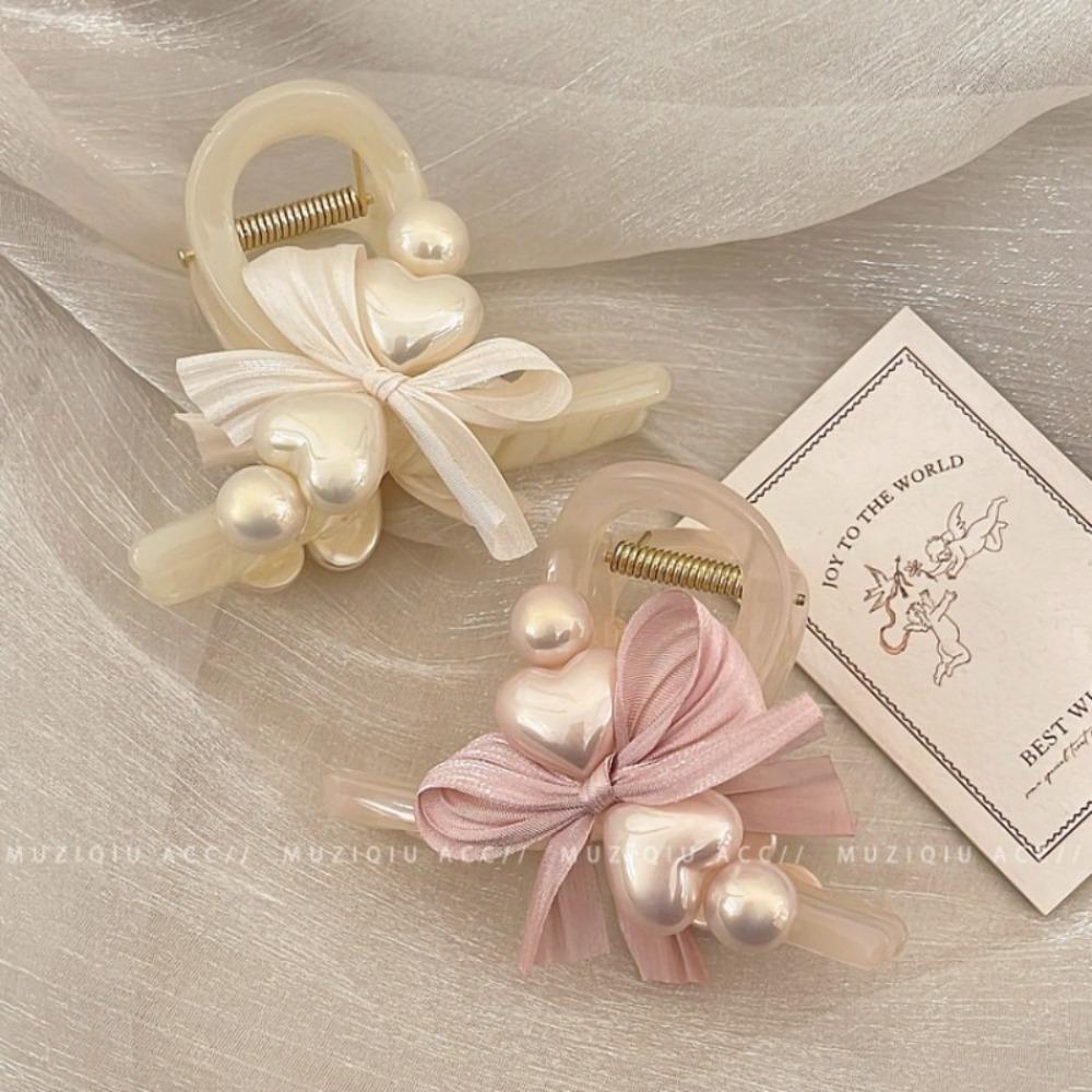 Elegant Hair Accessory Korean Shark Clip Trendy Pearl Hair Clip Shark Clip рожевий
Elegant Hair Accessory Korean Shark Clip Trendy Pearl Hair Clip Shark Clip рожевий