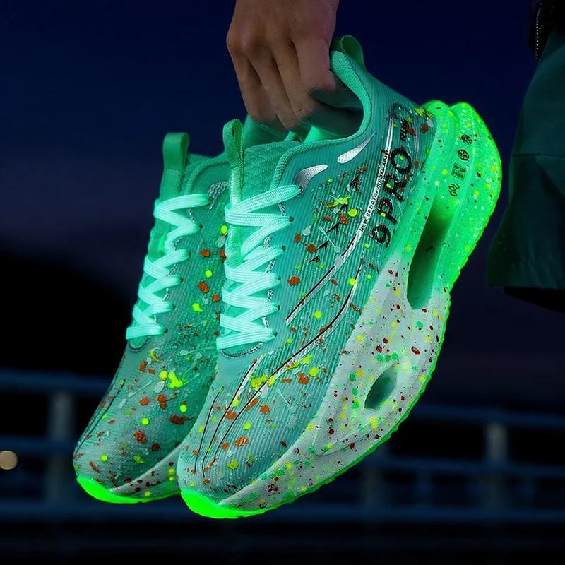 2026 Professional Carbon Plate Marathon Men s Running Shoes Breathable Lightweight Comfortable Non Slip Night Light Sports Shoes 44 небо синє кольору
2026 Professional Carbon Plate Marathon Men s Running Shoes Breathable Lightweight Comfortable Non Slip Night Light Sports Shoes 44 небо синє кольору