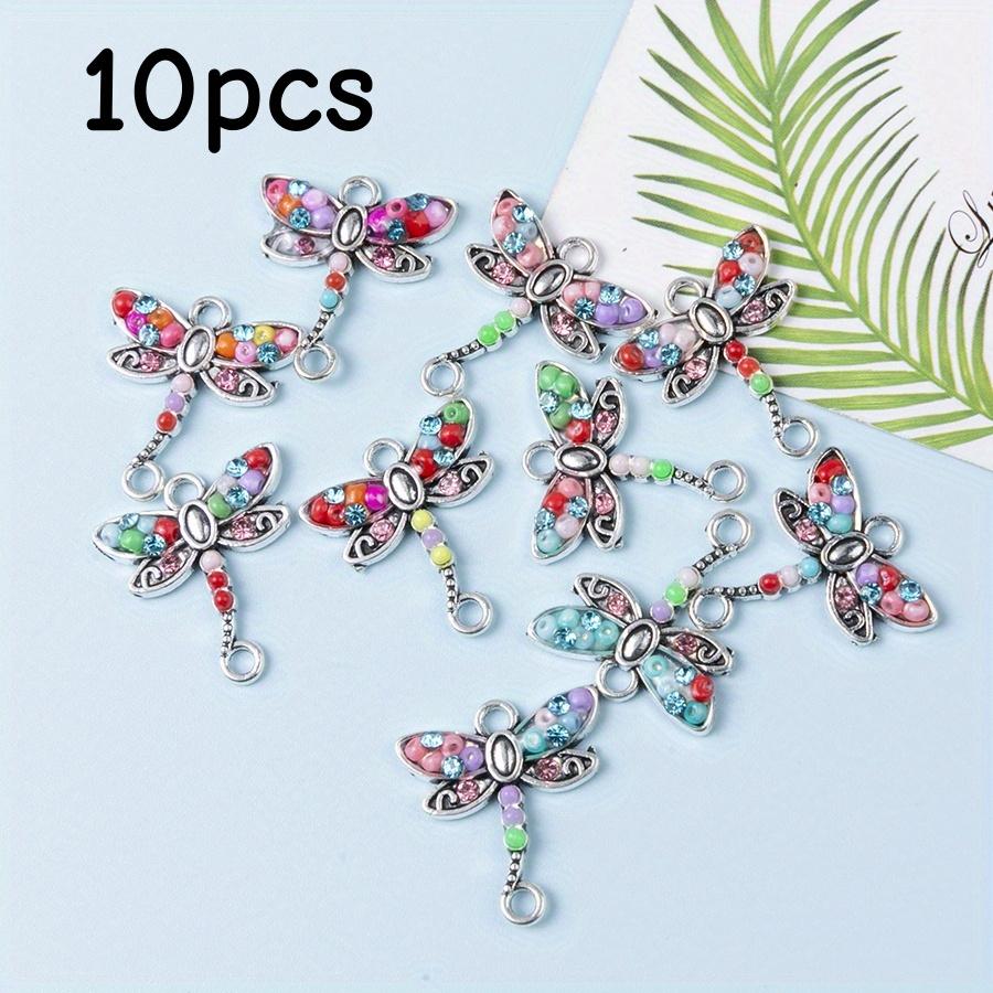 10 Bohemian Dragonfly Double Hole Connector Accessories for DIY Handmade Accessories, Zinc Alloy Earrings, and Necklace Accessor 10pcs
10 Bohemian Dragonfly Double Hole Connector Accessories for DIY Handmade Accessories, Zinc Alloy Earrings, and Necklace Accessor 10pcs