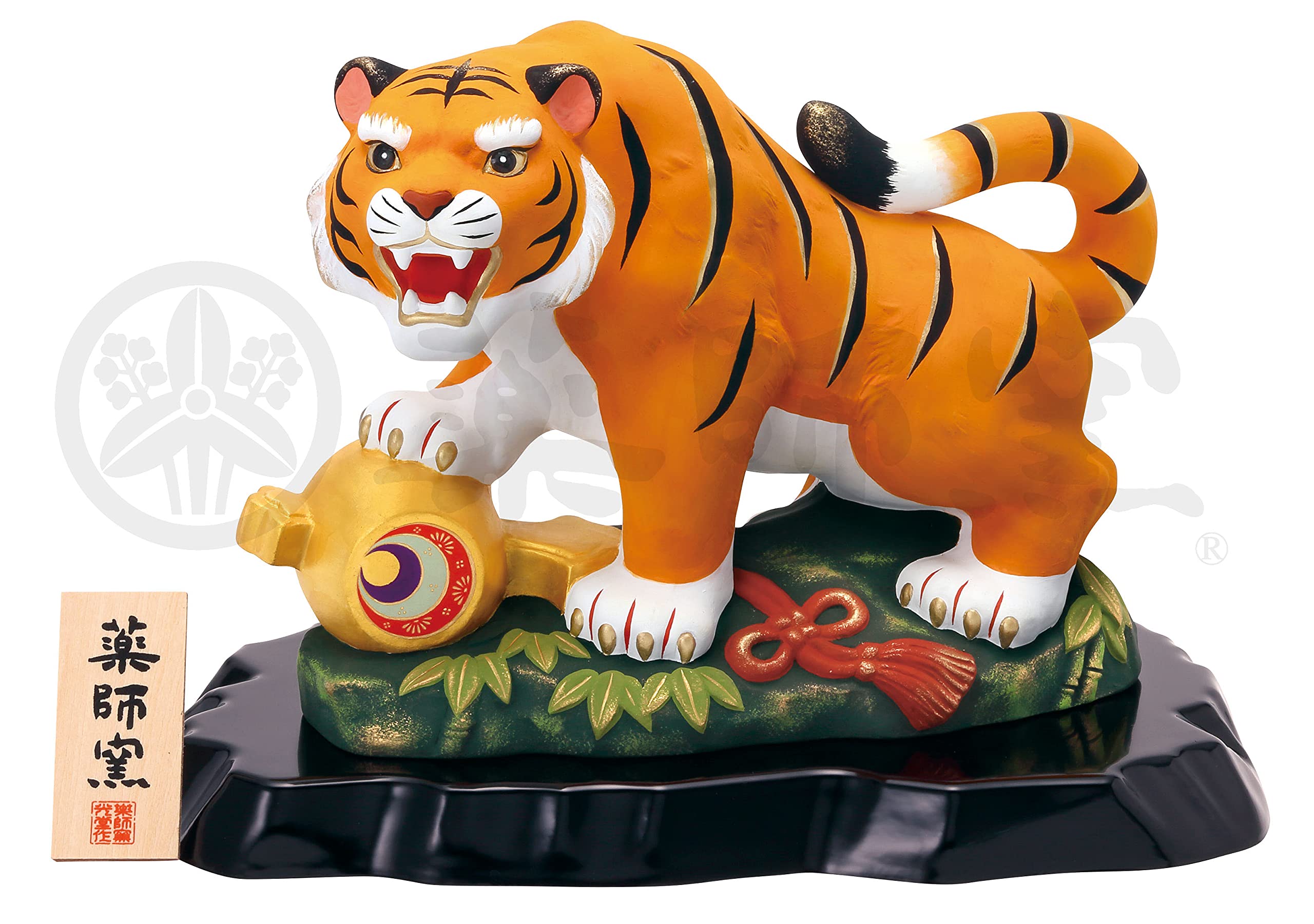 Yakushi Kiln 2022 Zodiac New Year Entrance Bring in good fortune in the new year and have a good Made in Colored Lucky Tiger Luck Height 15cm x Width
Yakushi Kiln 2022 Zodiac New Year Entrance Bring in good fortune in the new year and have a good Made in Colored Lucky Tiger Luck Height 15cm x Width