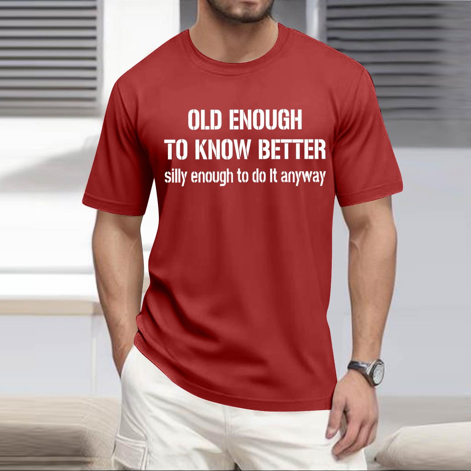 Популярна літня чоловіча футболка з круглим вирізом і короткими рукавами L червоний
Популярна літня чоловіча футболка з круглим вирізом і короткими рукавами L червоний