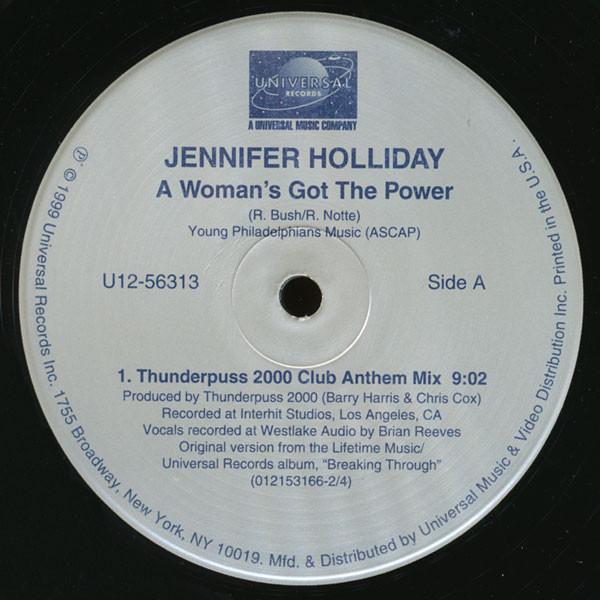 12inch Record JENNIFER HOLLIDAY - A Woman s Got The Power U1256313 Universal Recor 1999 US Dance & Electronica Used
12inch Record JENNIFER HOLLIDAY - A Woman s Got The Power U1256313 Universal Recor 1999 US Dance & Electronica Used