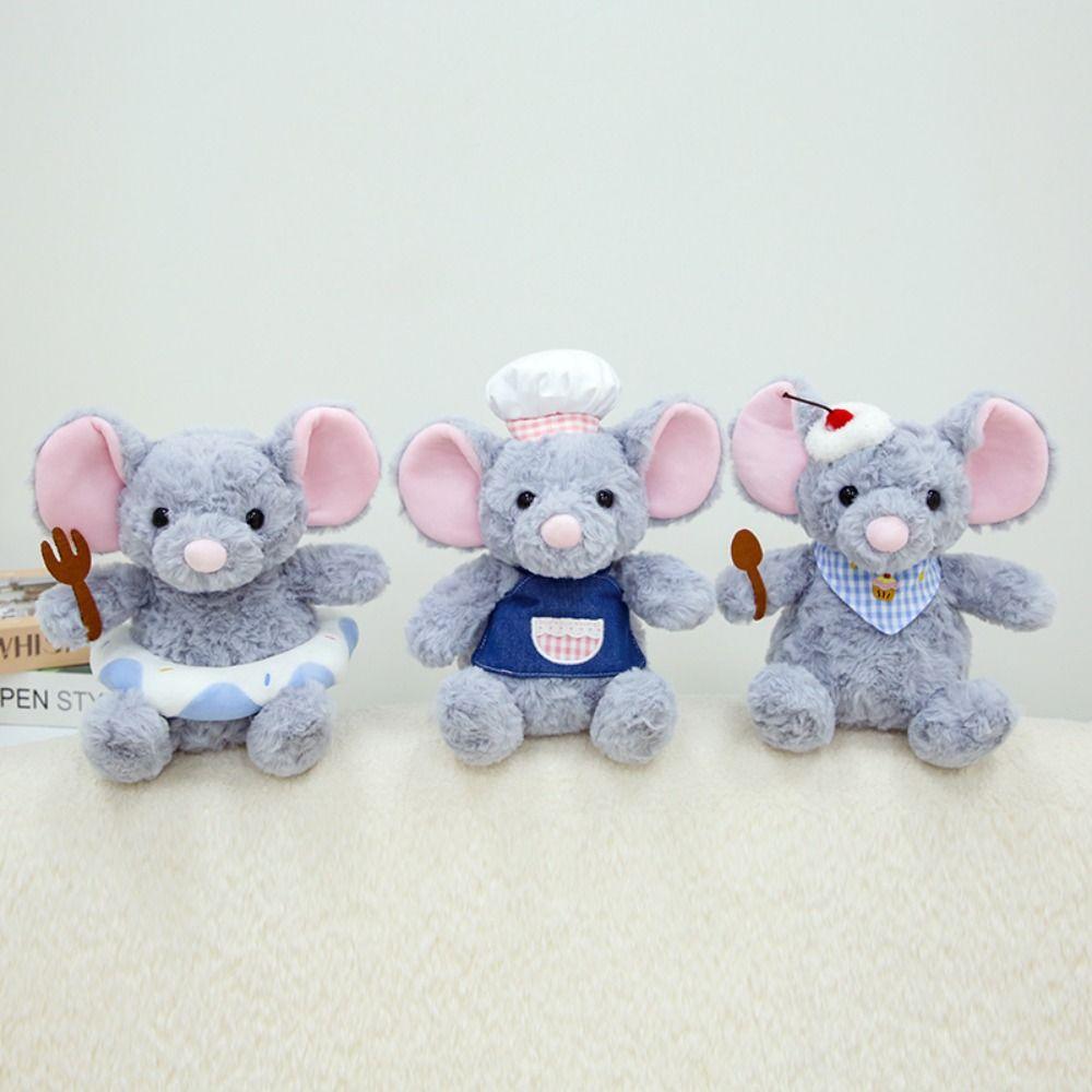 Soft Chef Shaped Mouse Plush Doll Fluffy Mouse Chef Stuffed Dolls Mouse Plush Toy Home Decor Style B
Soft Chef Shaped Mouse Plush Doll Fluffy Mouse Chef Stuffed Dolls Mouse Plush Toy Home Decor Style B