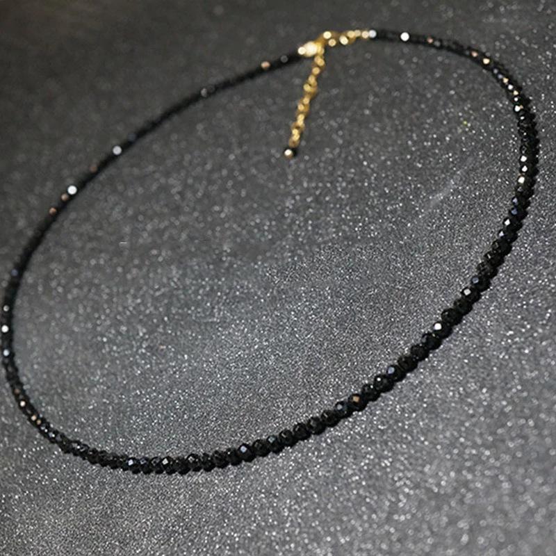 New 2022 Black Beaded Crystal Necklace: Women s Bohemian Clavicle Chain in Trendy European and American Style.
New 2022 Black Beaded Crystal Necklace: Women s Bohemian Clavicle Chain in Trendy European and American Style.