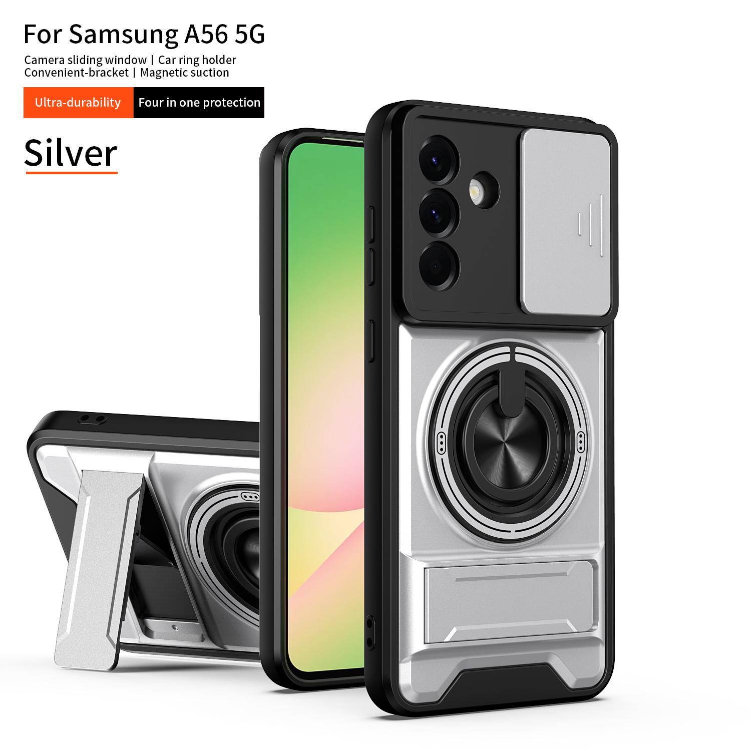 Phone Cases Compatible for Samsung Galaxy A56 5G Case With Built-in Ring Stand and Folding Stand for Samsung Galaxy A56 білий
Phone Cases Compatible for Samsung Galaxy A56 5G Case With Built-in Ring Stand and Folding Stand for Samsung Galaxy A56 білий
