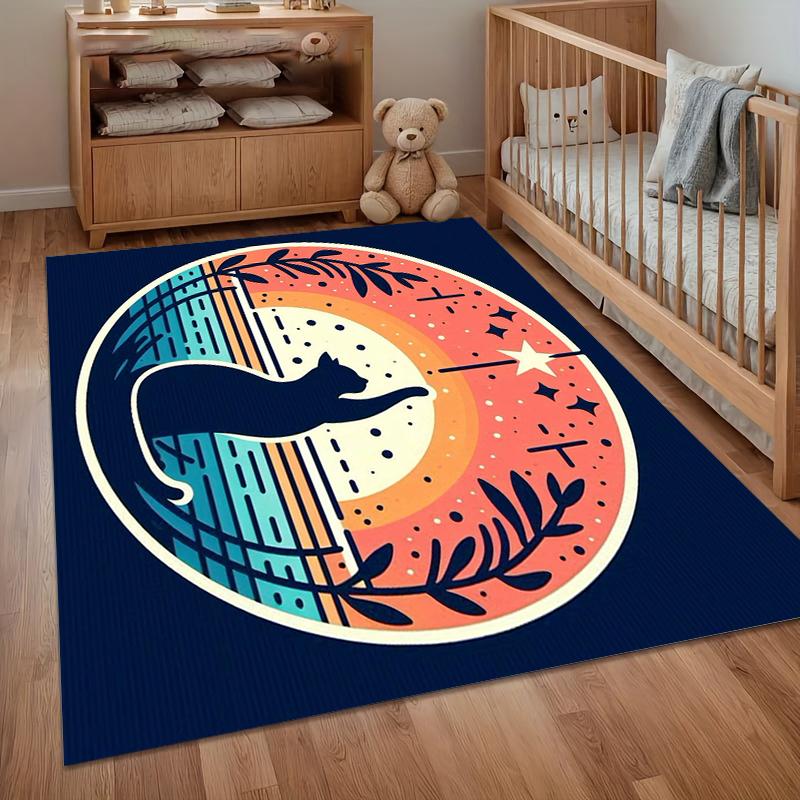 1pc Vantage Area Rug Carpet Non Slip Retro Cat Reaching for Star Floor Mat for Entryway Bedroom Living Room Kids Room Home Decor 40cm x 60cm
1pc Vantage Area Rug Carpet Non Slip Retro Cat Reaching for Star Floor Mat for Entryway Bedroom Living Room Kids Room Home Decor 40cm x 60cm