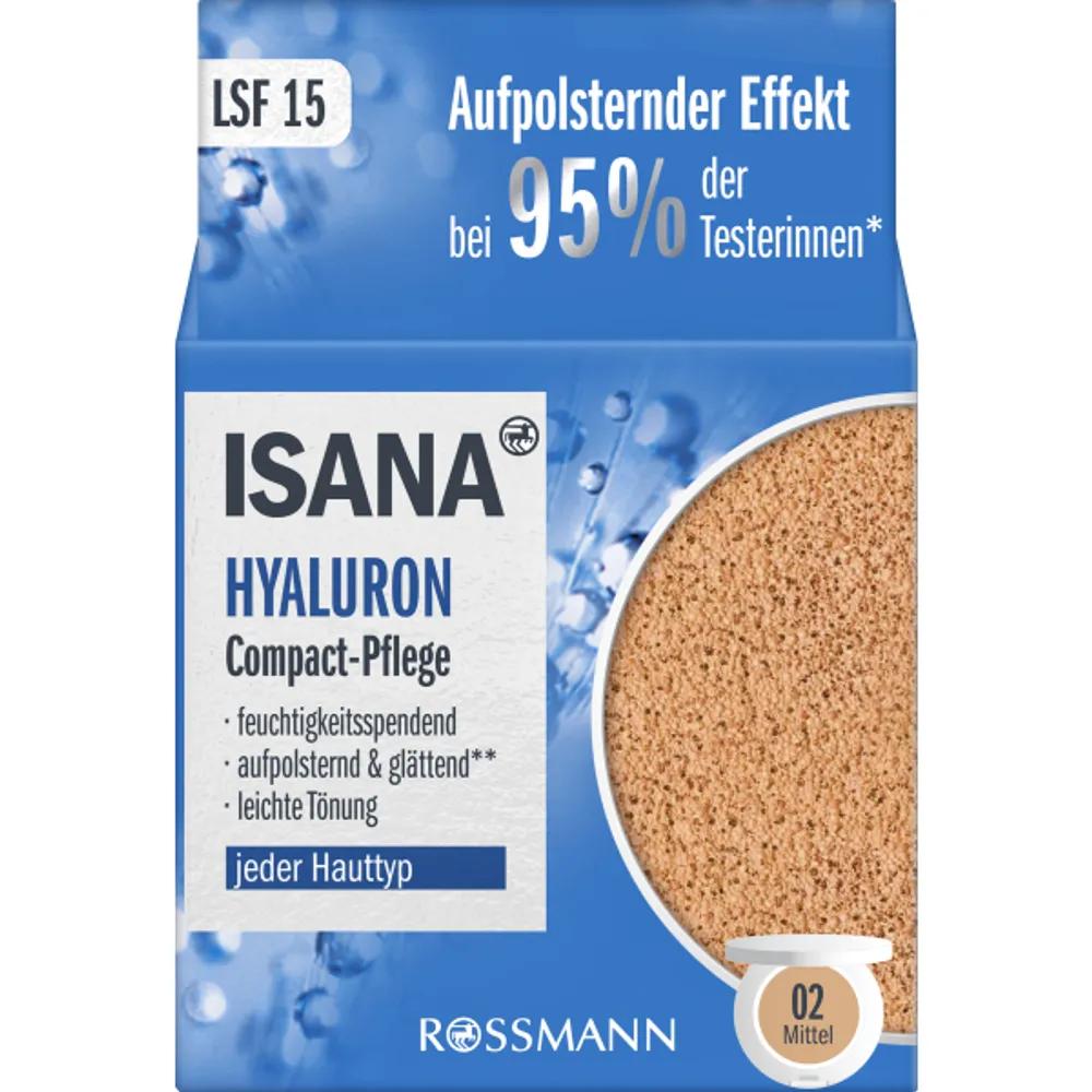 ROSSMANN Isana Hyaluron Compact Care 02 Medium 15g
ROSSMANN Isana Hyaluron Compact Care 02 Medium 15g