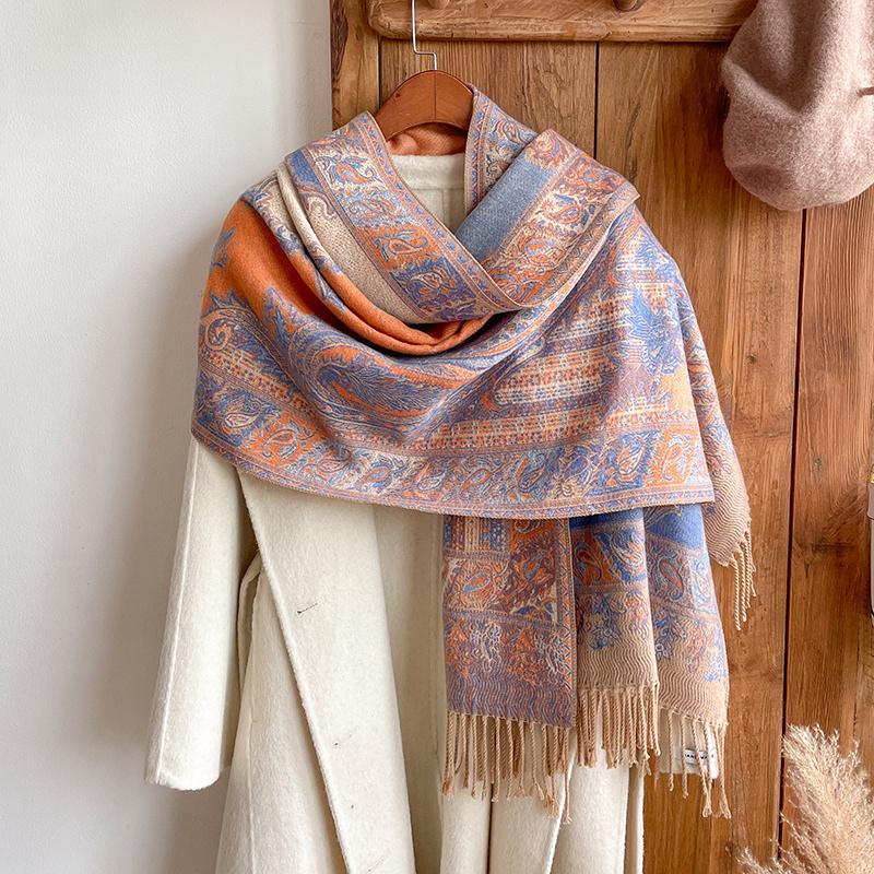 Luxury Brand Jacquard Scarf Women Fashion Thick Soft Cashmere Lady Casual Stole Shawl Headband Scarves Neckerchief Bandana 65x200cm
Luxury Brand Jacquard Scarf Women Fashion Thick Soft Cashmere Lady Casual Stole Shawl Headband Scarves Neckerchief Bandana 65x200cm