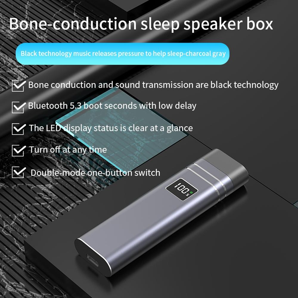 QY08 Bone Conduction Speaker Bluetooth-Compatible Sleep Aid Mini Wireless Audio Device for Bedroom/Dorm/Office Sapphire
QY08 Bone Conduction Speaker Bluetooth-Compatible Sleep Aid Mini Wireless Audio Device for Bedroom/Dorm/Office Sapphire